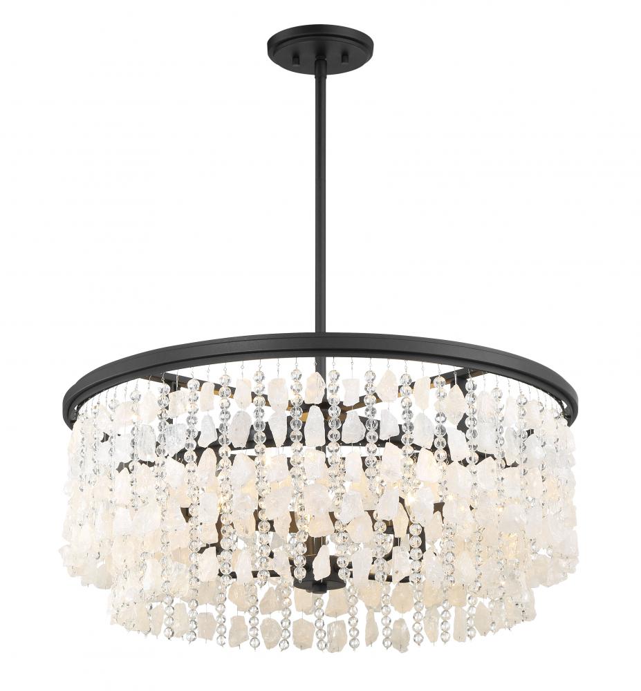 Shimmering Elegance 5 Light Chandelier