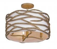 Minka-Lavery 3715-788 - Branch Reality 4 Light Semi Flush Mount