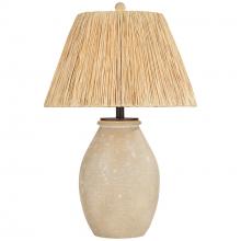 Pacific Coast Lighting 779D9 - Tl-27.5&#34; Poly With Raffia Shade