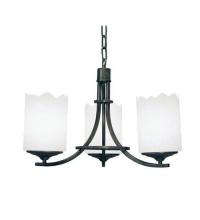 2nd Avenue Designs White 116260 - 20&#34; Wide Octavia 3 Light Chandelier