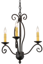 2nd Avenue Designs White 157887 - 18&#34;W Sienna 3 LT Chandelier