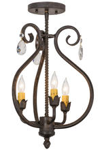 2nd Avenue Designs White 157891 - 12&#34;W Antonia 3 LT Chandelier