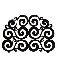 2nd Avenue Designs White 162739 - 48" Long Tempest Fireplace Screen