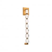 Schonbek Forever SJW4307-700R - Seduction 7 Light LED 3000K/3500K/4000K 120V-277V Wall Sconce in Aged Brass with Clear Radiance Cr