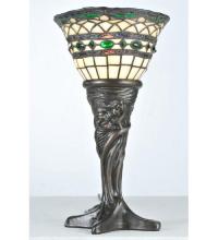 Meyda Green 108936 - 14&#34;H Tiffany Roman Mini Lamp
