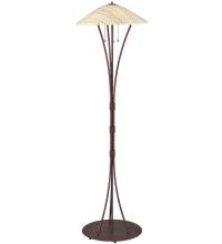 Meyda Green 117164 - 65&#34;H Metro Fusion Branches Glass Floor Lamp