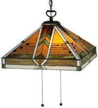 Meyda Green 130750 - 17&#34;Sq Abilene Pendant