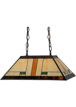 Meyda Green 147783 - 21&#34;L Manhattan Oblong Pendant