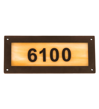 Meyda Green 195162 - 9.5&#34; Wide Personalized Street Address Sign