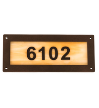 Meyda Green 195165 - 9.5&#34; Wide Personalized Street Address Sign