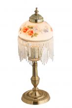 Meyda Green 202647 - 6&#34; Wide Roussillon Rose Bouquet Table Lamp