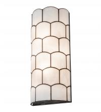 Meyda Green 221942 - 8" Wide Vincent Honeycomb Wall Sconce
