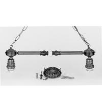 Meyda Green 22642 - 23" VICTORIAN W/ONYX 2 LIGHT BAR/2.25"