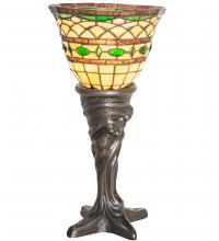 Meyda Green 244883 - 18&#34; High Tiffany Roman Mini Lamp