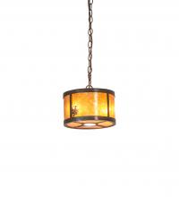 Meyda Green 247785 - 10" Wide Fulton Winter Pine Pendant