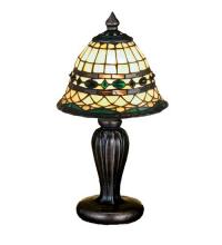 Meyda Green 27535 - 15&#34;H Tiffany Roman Mini Lamp