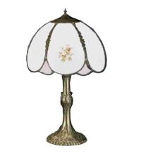 Meyda Green 68597 - 22&#34;H Roses Hand Painted Table Lamp