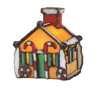 Meyda Green 82175 - 4.5&#34; High Gingerbread House Accent Lamp