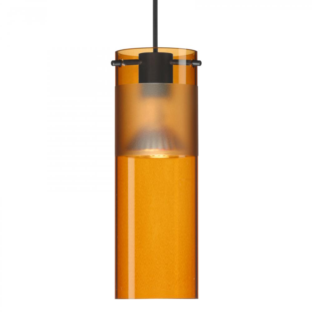 Besa Pendant For Multiport Canopy Scope 7, Black Finish, Armagnac/Frost 1x5W LED