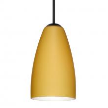 Besa Lighting 1JC-1511VM-LED-BK - Besa Riva 9 LED Pendant Vanilla Matte Black 1x9W LED
