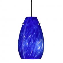 Besa Lighting J-412686-LED-BK - Besa Pera 9 LED Pendant For Multiport Canopy Blue Cloud Black 1x9W LED