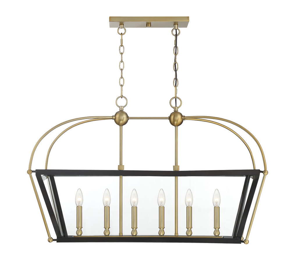 Dunbar 6 Light Linear Chandelier