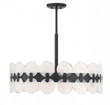 Savoy House 1-3720-6-89 - Boca 6-Light Chandelier in Matte Black