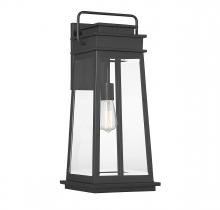 Savoy House 5-814-BK - Boone 1-Light Outdoor Wall Lantern in Matte Black