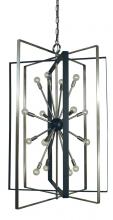 Framburg Limited Editions F-L1092 BN/MBLACK - 16-Light Brushed Nickel/Matte Black Interstellar Chandelier