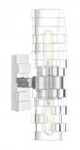 Norwell 9765-CH-IC - Murano 2-Light Vanity Sconce