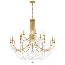 Schonbek 1870 RJ1018N-22O - Verdana 8 Light 120V Chandelier in Heirloom Gold with Clear Optic Crystal