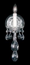 Schonbek 1870 2990-40H - Sterling 1 Light 120V Wall Sconce in Polished Silver with Clear Heritage Handcut Crystal