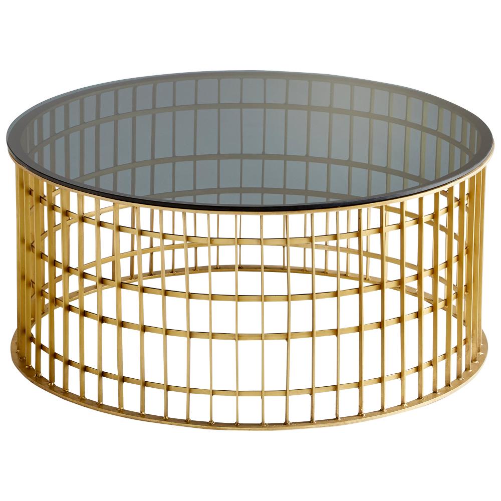 Kingdom Cocktail Table Antique Brass