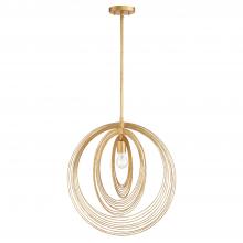 Crystorama DOR-B7711-RG - Doral 1 Light Renaissance Gold Chandelier