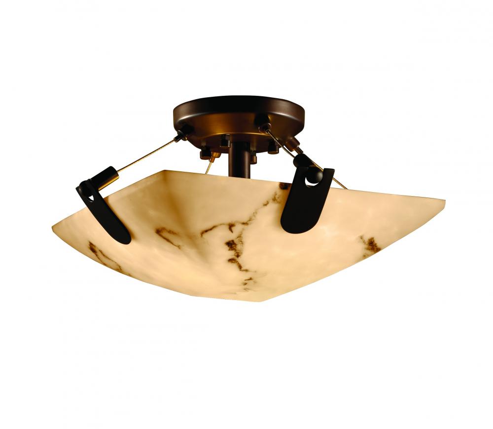 14" LED Semi-Flush Bowl w/ U-Clips