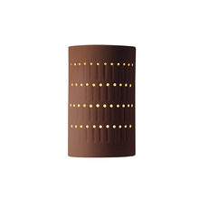 Justice Design Group CER-2285W-CLAY - Small Cactus Cylinder - Open Top & Bottom (Outdoor)
