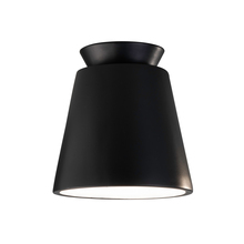 Justice Design Group CER-6170W-CRB - Trapezoid Outdoor Flush-Mount