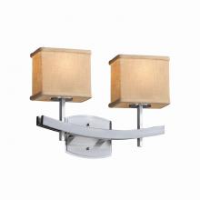 Justice Design Group FAB-8592-55-CREM-NCKL - Archway 2-Light Bath Bar