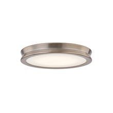 Justice Design Group FSN-4181-OPAL-BRSS - Bevel 12&#34; LED Flush-Mount