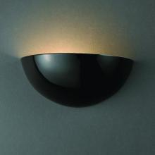 Justice Design Group CER-1300-BLK-LED1-1000 - Small LED Quarter Sphere