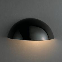 Justice Design Group CER-1300W-BLK-LED1-1000 - Small LED Quarter Sphere - Downlight (Outdoor)