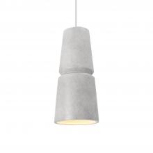Justice Design Group CER-6430-CONC-MBLK-RIGID-LED1-700 - Small Cone 1-Light LED Pendant