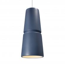 Justice Design Group CER-6435-MID-DBRZ-RIGID-LED2-1400 - Large Cone 1-Light LED Pendant