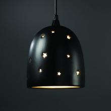 Justice Design Group CER-9615-CRB-LED1-700 - Sun Dagger Large Bell Pendant