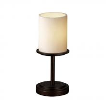 Justice Design Group CNDL-8798-10-CREM-DBRZ-LED1-700 - Dakota 1-Light LED Table Lamp (Short)
