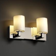 Justice Design Group CNDL-8922-10-CREM-CROM-LED2-1400 - Modular 2-Light LED Bath Bar