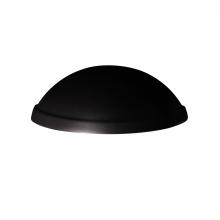 Justice Design Group CER-2050W-CRB-LED1-1000 - Rimmed Quarter Sphere - Downlight (Outdoor) - LED