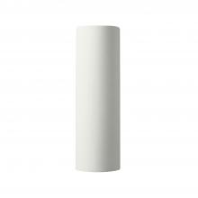 Justice Design Group CER-5407-BIS-LED1-1000 - Really Big ADA LED Tube Wall Sconce - Closed Top