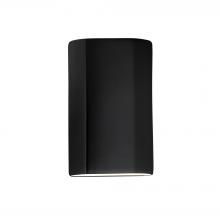 Justice Design Group CER-5505-CRB-LED1-1000 - ADA Cylinder - Open Top & Bottom - LED