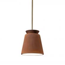 Justice Design Group CER-6425-RRST-ABRS-RIGID-LED1-700 - Small Trapezoid LED Pendant